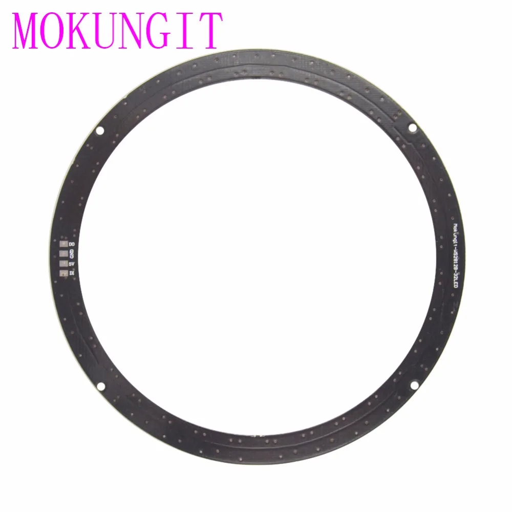 Mokungit WS2812B sk6812 кольцо 32 кольца sk6812 бит для Кольцо RGB LED кольцо 5050 встроенных RGB драйвер для Arduino полосы тип черный