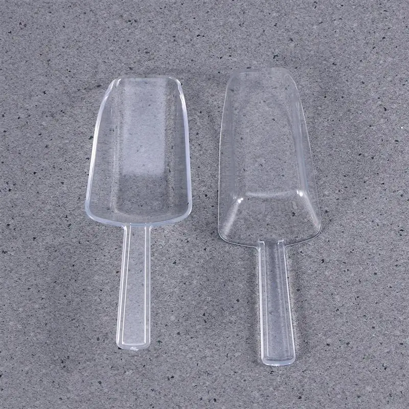5 шт мини прозрачный пластиковый совок для льда для свадеб конфеты десерт буфет мороженое Белковый порошок
