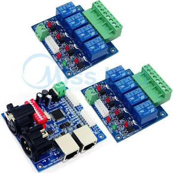 

4CH X2 dmx512 relay Controller, 4CH RELAY OUTPUT , DMX512 relay decoder