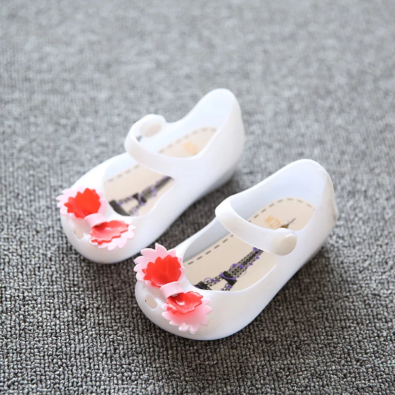 Новые детские сандалии с бантом сандалии с носком для девочек обувь для прогулки под дождем детей от 1 до 3/4 до 6 лет