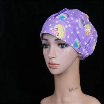 

Limited quantity surgical hat cotton traveling cloth beauty salon floral hat