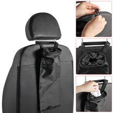 1 шт. портативный автомобильный мусоросборник мешок для мусора Пылезащитная задняя коробка для хранения мусора коробка для шпилек чехол держатель для мелочей Органайзер сумки с карманами мусорное ведро