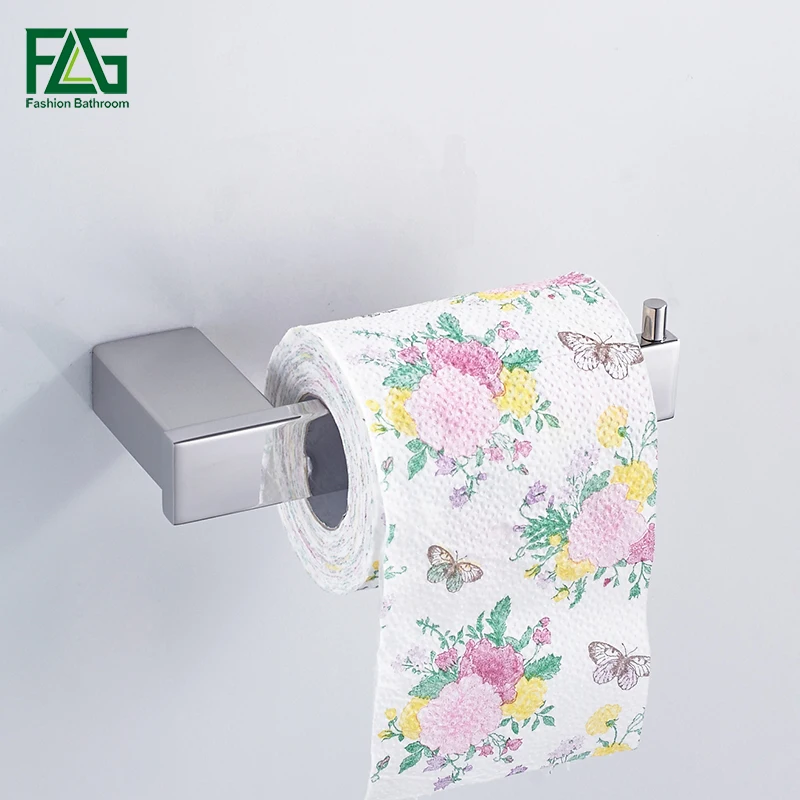 FLG 304 SUS Туалетная рулонная бумага из нержавеющей стали держатель настенное зеркало полированное полотенце вешалка для рулонов аксессуары для ванной комнаты G120-04mm