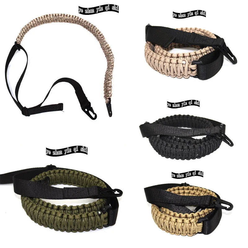 

Popular Adjustable 2 Point Airsoft Rifle Gun Sling Strap With Swivels camping Hunting Gun Accessories Free shipping
