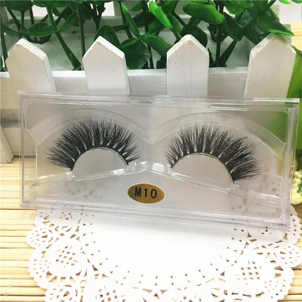 New False Eyelashes 3D Natural Multi Layer Thick Cross Eye Lashes Fake