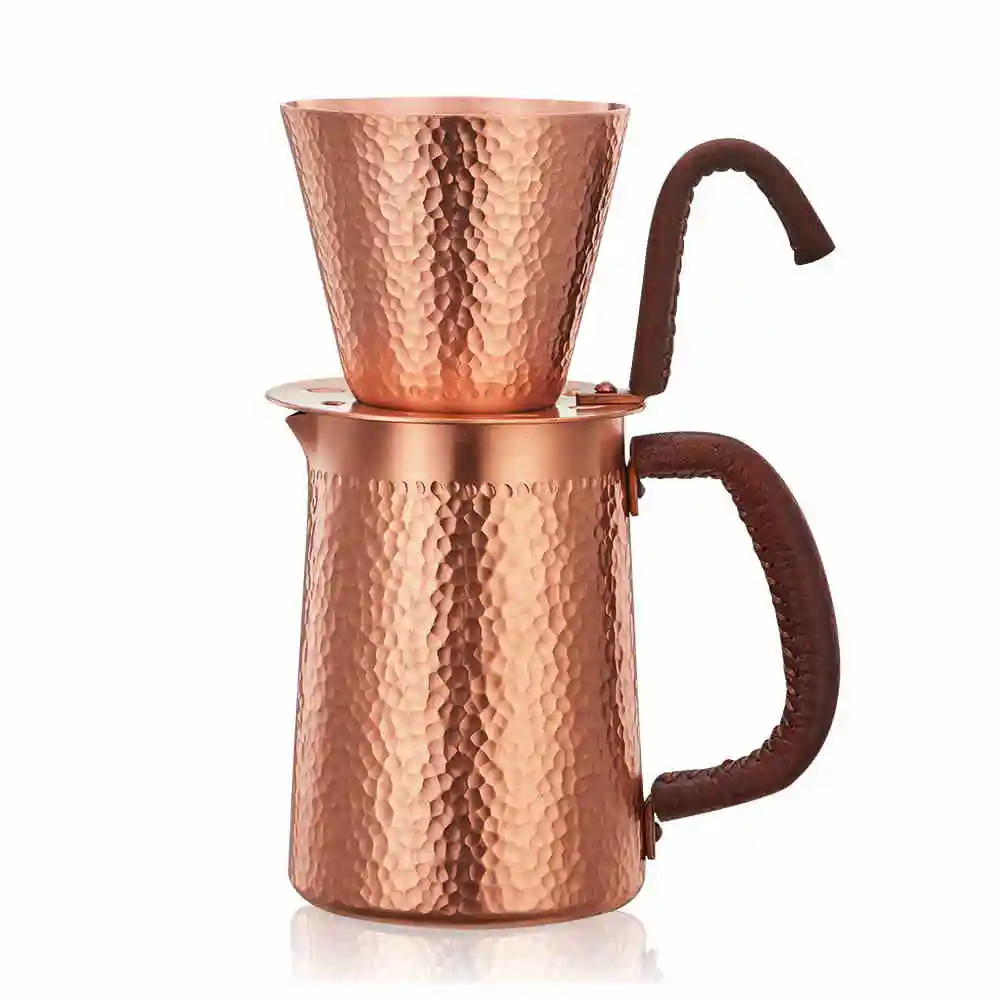 

Portable copper Coffee Filter Cup Drip Coffee Filter bowls manually Follicular Filters Coffee Tea Tools coffee pot set