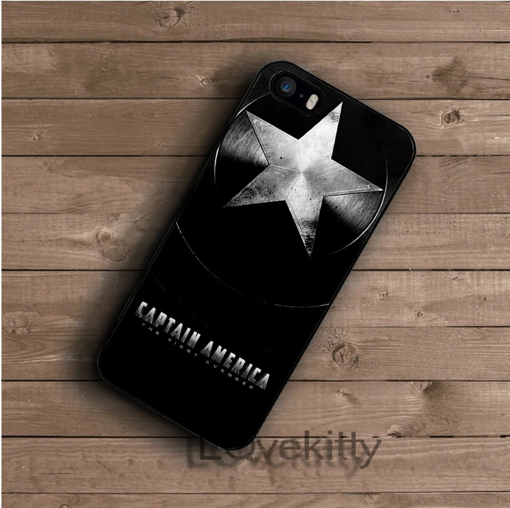 КАПИТАН АМЕРИКА ЩИТ обложка мода чехол для iphone 4 4s 5 5S 5c SE 6 s Плюс S плюс 7 # wa60 |