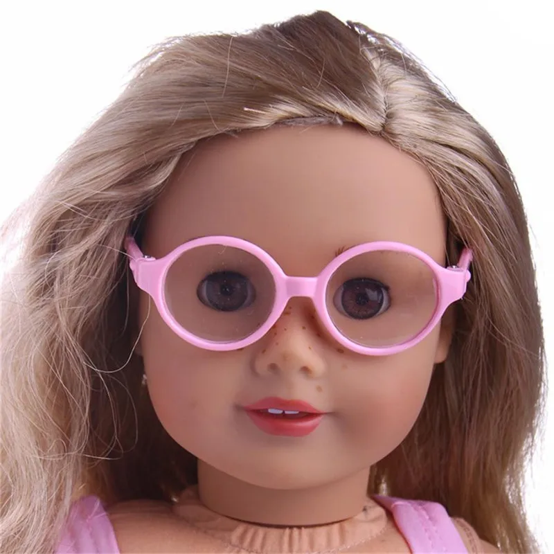 Новые детские игрушки стильные солнцезащитные очки в пластиковой оправе для 18 дюймов Куклы нашего поколения аксессуары для кукол