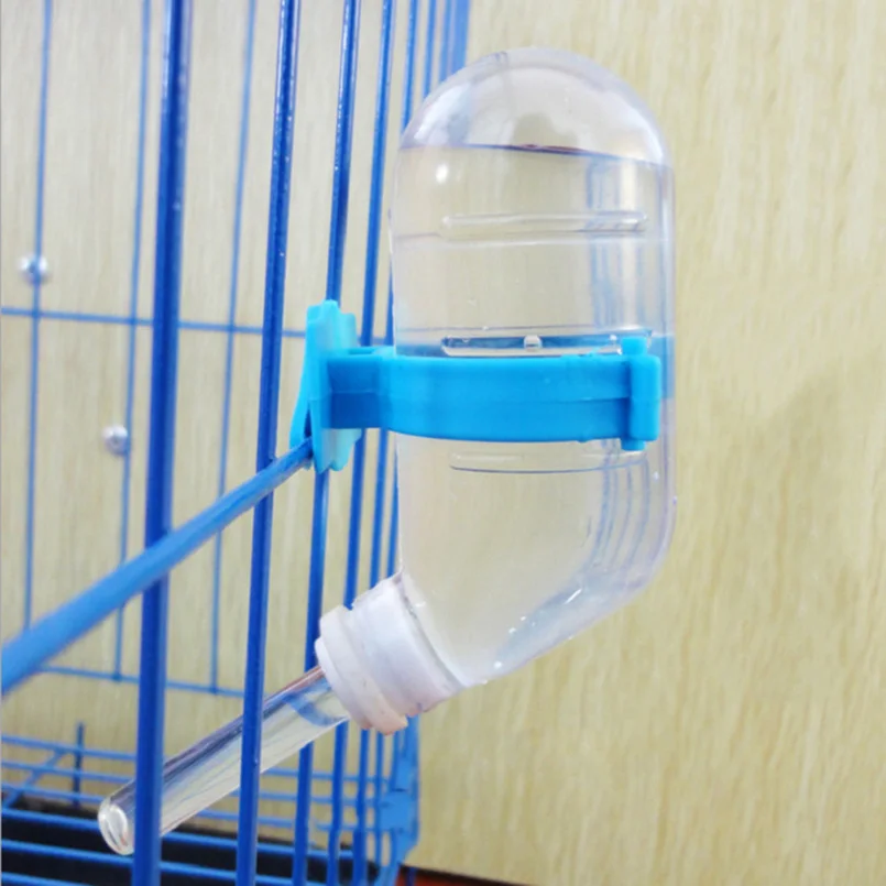 1pc Plastic Hamster Water Bottle Dispenser Feeder Cage Hanging Pet Dog