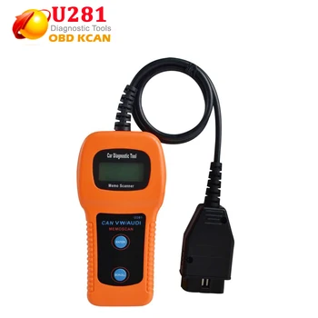 

Hot selling U281 for VW for AUDI for SEAT ABS Airbag Engine Reset Code Reader CAN BUS OBD2 Scanner Tool with free shipping