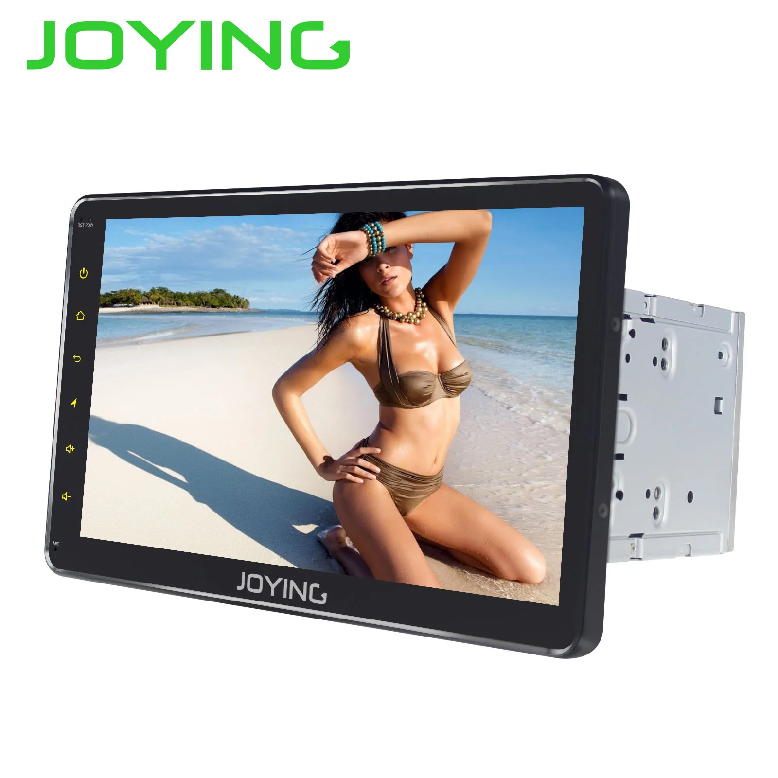 Flash Deal JOYING Android 8.1 2 din car radio player with DSP 4GB+64GB GPS 10.1" IPS universal head unitGPS SWC HD BT built in 4G autradio 3