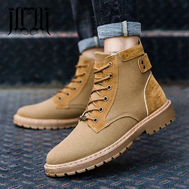 Koop MUMUELI Bruin Zwart Kaki 2018 Designer Casual Chelsea Sneeuw Mannen Schoenen Hoge Top Kwaliteit Fashion Luxe Platte Merk Laarzen SH 616