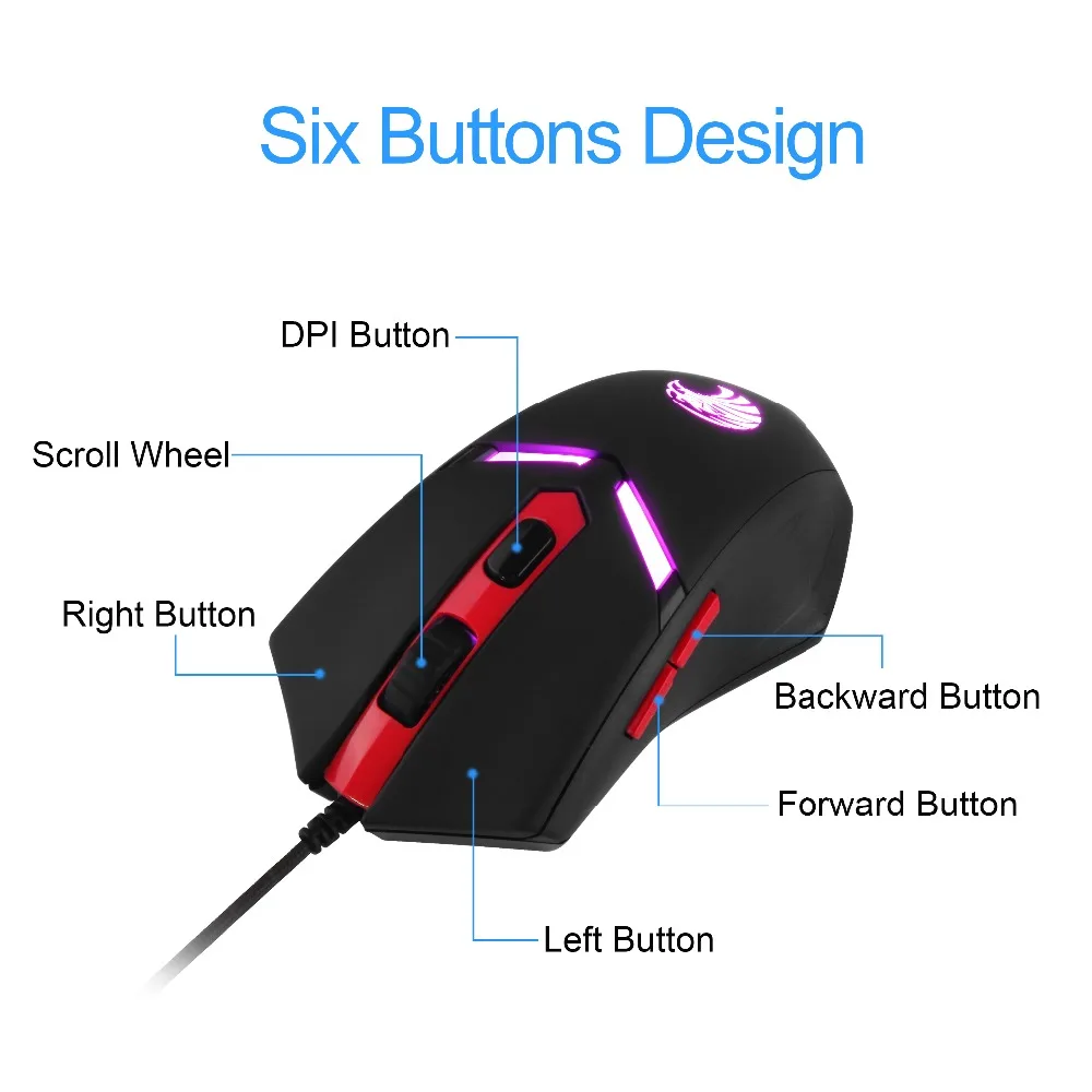 5. gaming mouse 3200 dpi