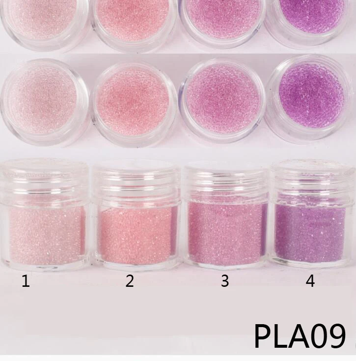 

1 Box 10g Mini Caviar Beads 0.6-1mm Colorful Clear Pink Purple 3D Nail Art Decoration Manicure Nail Accessories Body Art