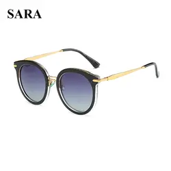 Сара новые роскошные модные солнцезащитные очки Для женщин Винтаж ретро очки женские поляризационные UV400, солнцезащитные очки gafas-де-сол