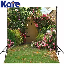 Kate foto cenário jardim cenário rústico de fundo para estúdio de fotografia de fundo de casamento pano de fundo da parede da flor do vintage