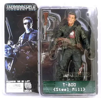 

Free Shipping NECA The Terminator 2 Action Figure T-800 T-800 Steel Mill PVC Figure Toy 7"18cm Model Toy #ZJZ005