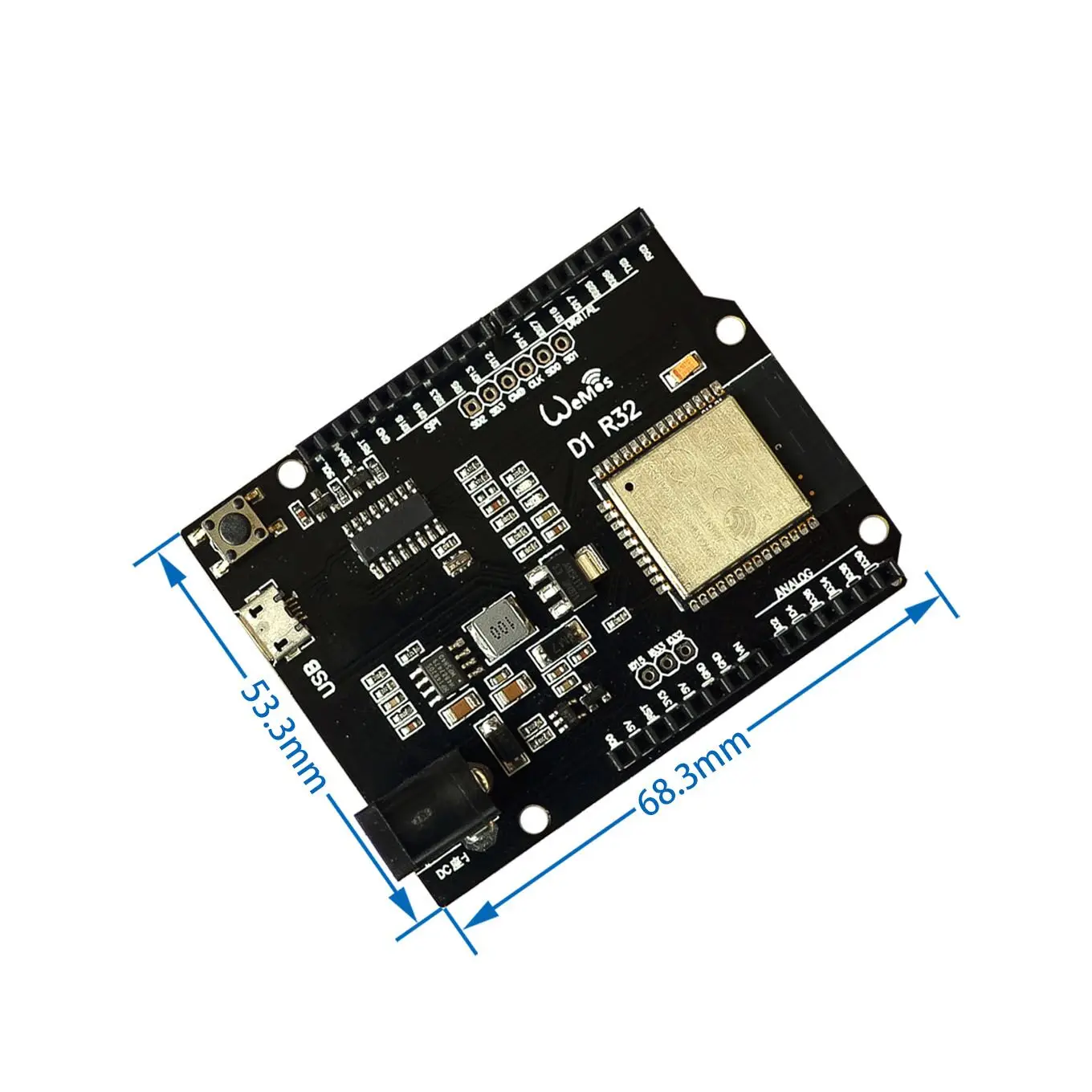 Для Wemos D1 Mini для Arduino UNO R3 D1 R32 ESP32 wifi беспроводной Bluetooth макетная плата CH340 4M Memory One