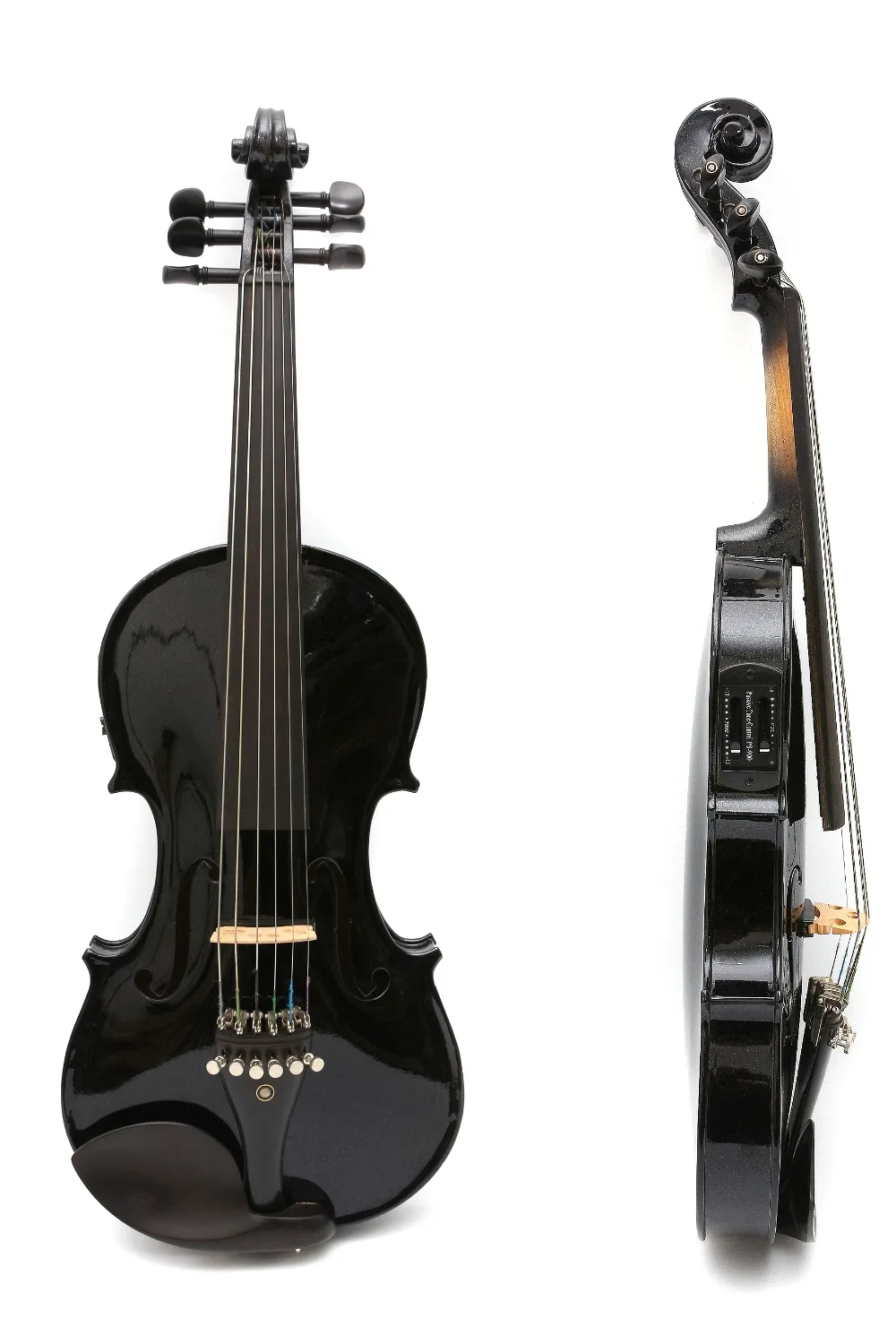 High Quality 4/4 6string Violin Solid Maple Spruce ebony Fittings Free Black Case Bow | Спорт и развлечения