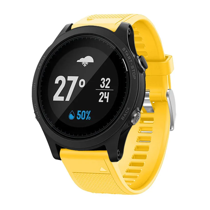 Замена из силикагеля мягкий быстросъемный набор ремешок для Garmin Forerunner 935 GPS часы