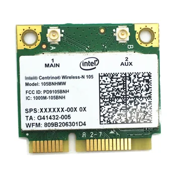 

Wireless Card for Intel Centrino Wireless-N 105 105BNHMW N105 Mini PCI-E 802.11b/g/n 150Mbps Card
