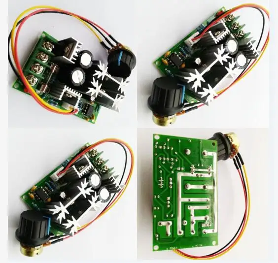 1pcs DC motor speed regulator 12V 24V 36V 48V High power drive module PWM Motor controller 20A current | Обустройство дома