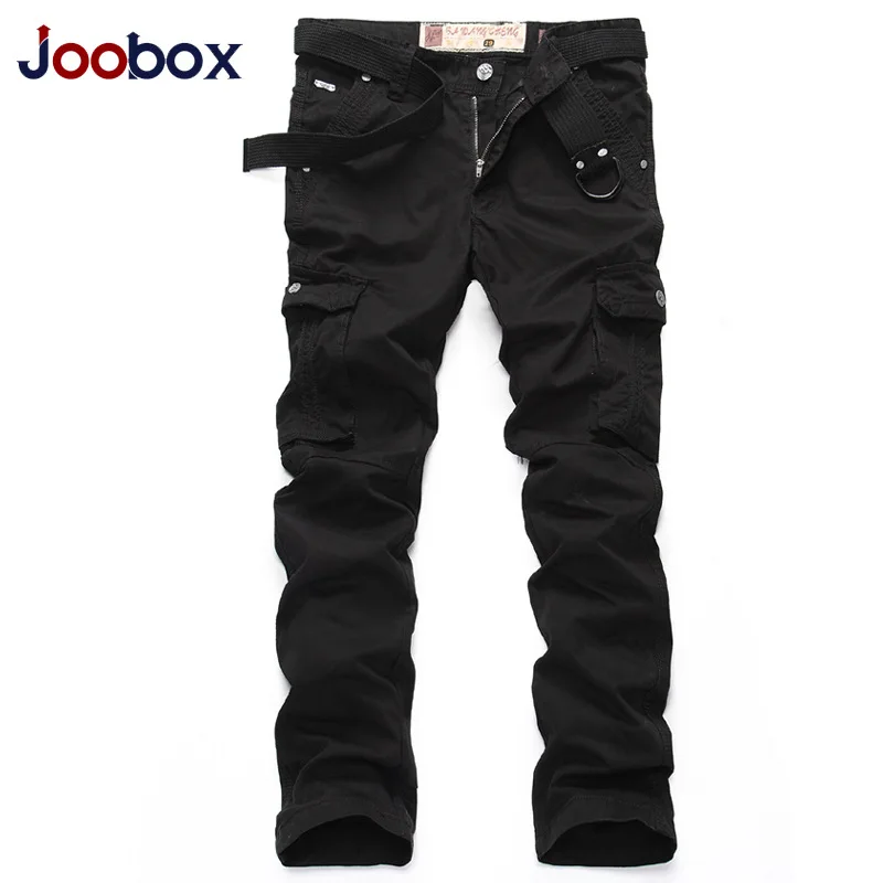 Mens Cargo Pants Military Slim Trousers Casual Outwear