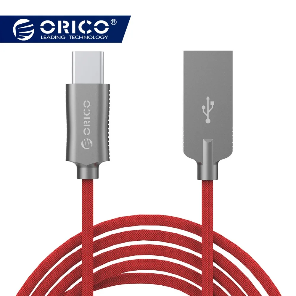 

ORICO Zinc Alloy USB Type A to C Cable Hi-speed USB Sync & Charging Cable for Huawei P9 Macbook LG G5 Xiaomi Mi 5 HTC 10 More