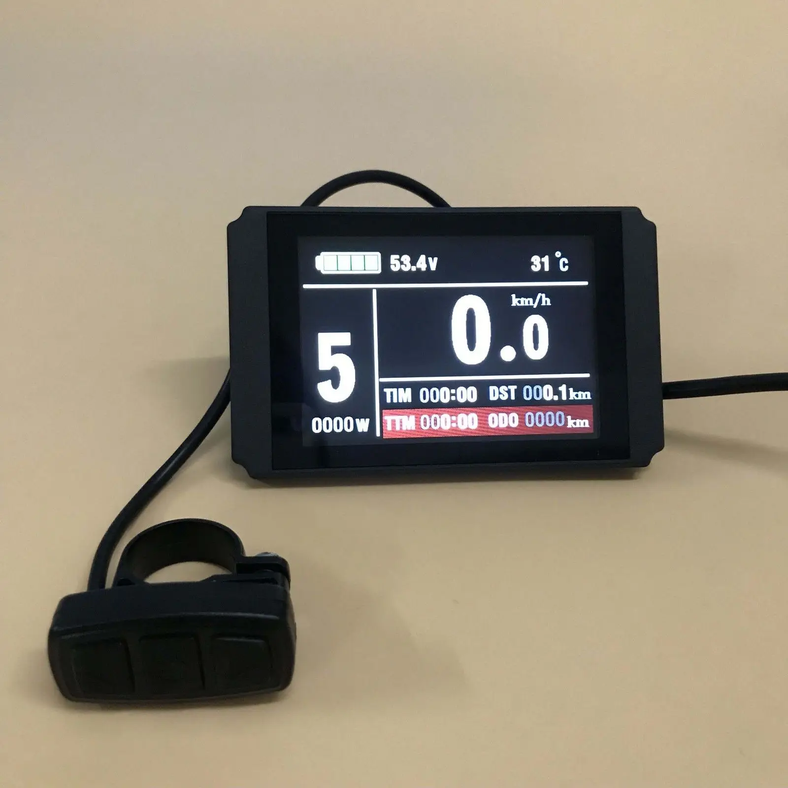 

electric bike monitor Meter display with 5pins waterproof connector for ebike KT display KT-LCD8H