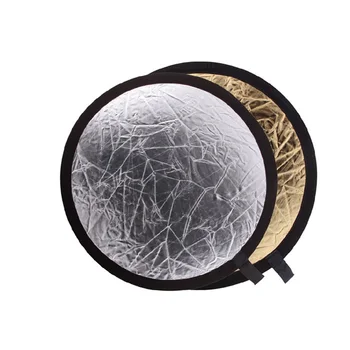 

Godox 60cm/23" 2 in 1 Collapsible Gold & Silver Light Round Photography Studio light Reflector Disc
