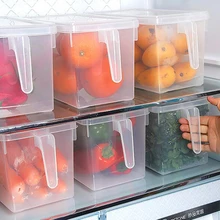 Sealed Crisper Refrigerator Food Storage Box /large capacity kitchen storage tools creative food storage box