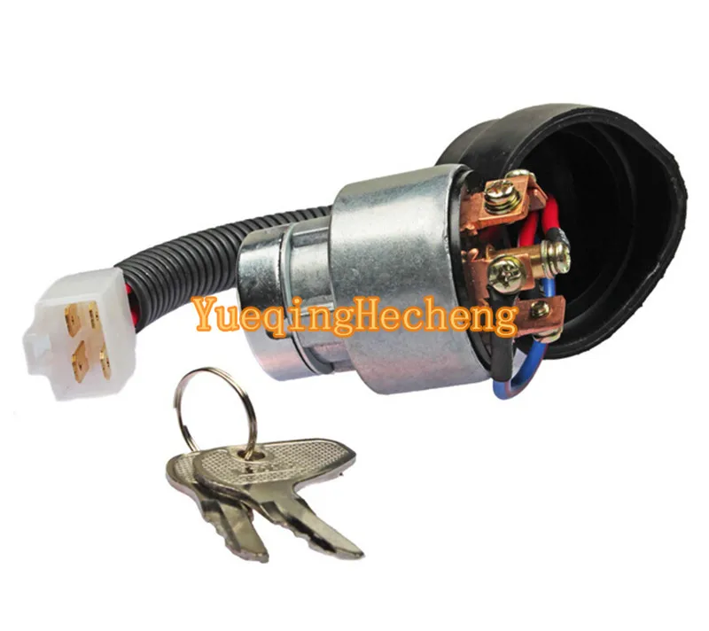 Переключатель зажигания TC02031820 замок для Kubota L2800F L4400F MX5000F TC020 31820 зажигания|Детали