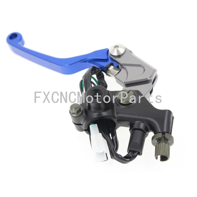 7/8" Universal Motorcycle Brake Levers Master Cylinder Reservoir Clutch
