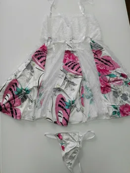 

Sexy Lingerie Print Babydoll dress night wear Sleepwear One Size KD209