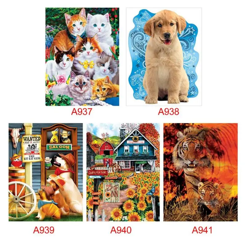

5D DIY Full Drill Diamond Painting Cross Stitch Embroidery Kit Wall Art Crystal Rhinestone Arts Wall Decor Mosaic