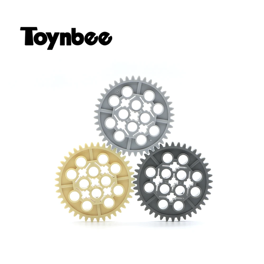 Детали для сборки Technic Gear 40 зубьев Cog строительные блоки 100 шт./лот крестовая