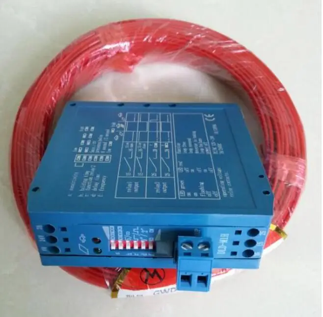 Комплект распродажа двойной 12 V/24VDC автоматический контроль синий детектор петли управление и т. д. детектор петли W/50 m катушка провода