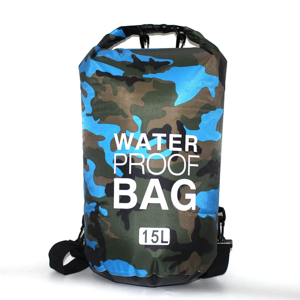 Camouflage Waterproof Dry Bag 2L 5L 10L 15L 20L 30L Rafting Drifting Canoe Travel Kit Pouch Storage Bag  (30)