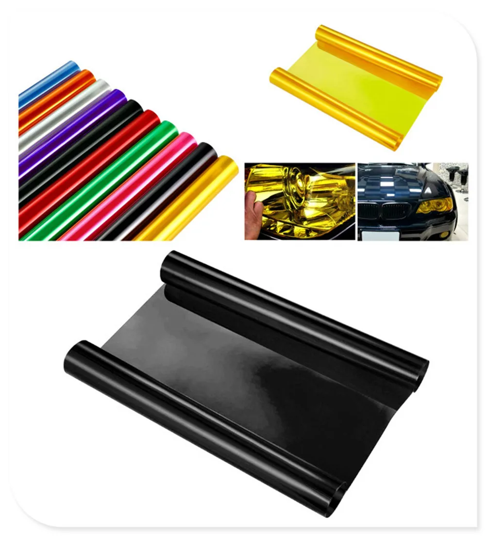 

Car shape modification headlight taillight fog light color film sticker for BMW 330e M235i Compact 520d 518d 428i 530d 130i