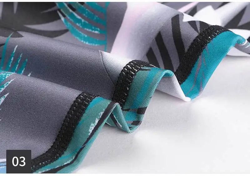 Women's Yoga Pants Side Pocket Ankle Length Pants Stretch Fitness Gym Tights Pants Flower Printed13