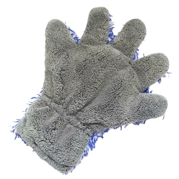 

Car Cleaning Glove High Density Microfiber Car Wash Cleaner Mitt Maximum Absorbancy Glove Car Care 30x27.5Cm
