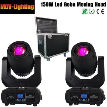 

flightcase free shipping fly case 150W LED Spot Moving Head Light Professional DJ Disco Party Light