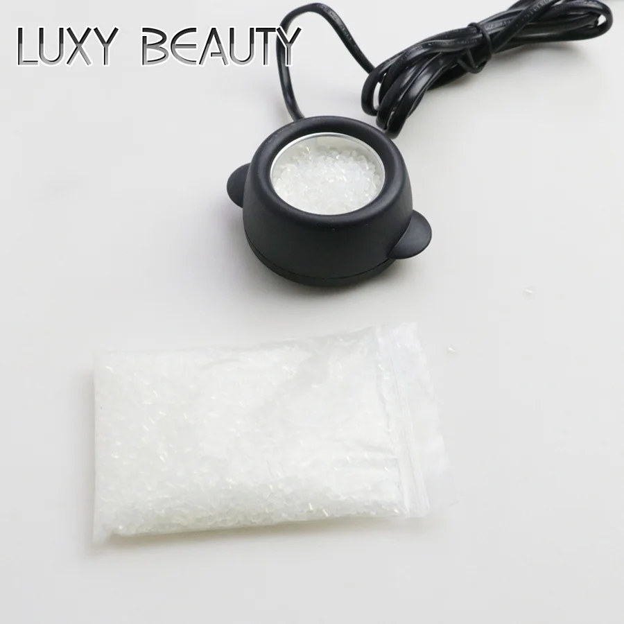 Mini Melt Glue Pot+50g Italia Keratin Glue For Human Hair Extension tools Support EU/US/UK/AU Plug Hot Salon Fusion