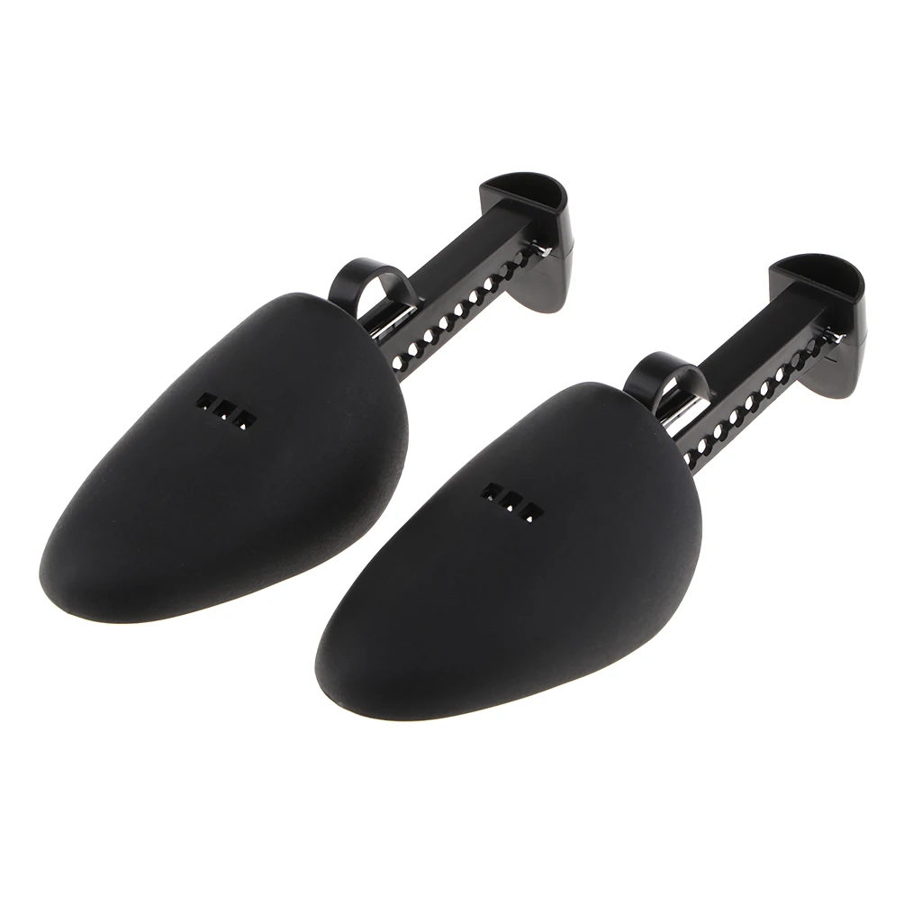 1Pair Adjustable Length Shoe Tree Stretcher Boot Holder Shaper Support Shoe Stretcher and Foot Scrub Collar Stays for Women&Men