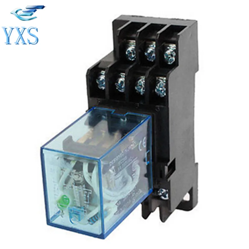 MY4J DC12V Multiple Voltages Relay 14 Pin Plug In Relay