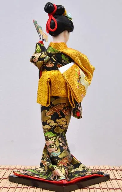 Красивые ручной работы японское кимоно Гейша миниатюры куклы для украшения дома фэн шуй ремесла офисные украшения