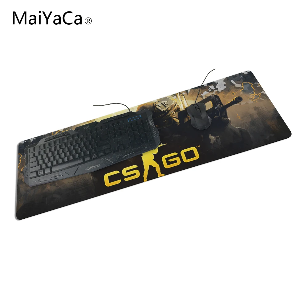 MaiYaCa простой дизайн Скорость CS GO игровой коврик для мыши компьютерный игровой коврик для мыши геймер игровые коврики версия коврик для мыши