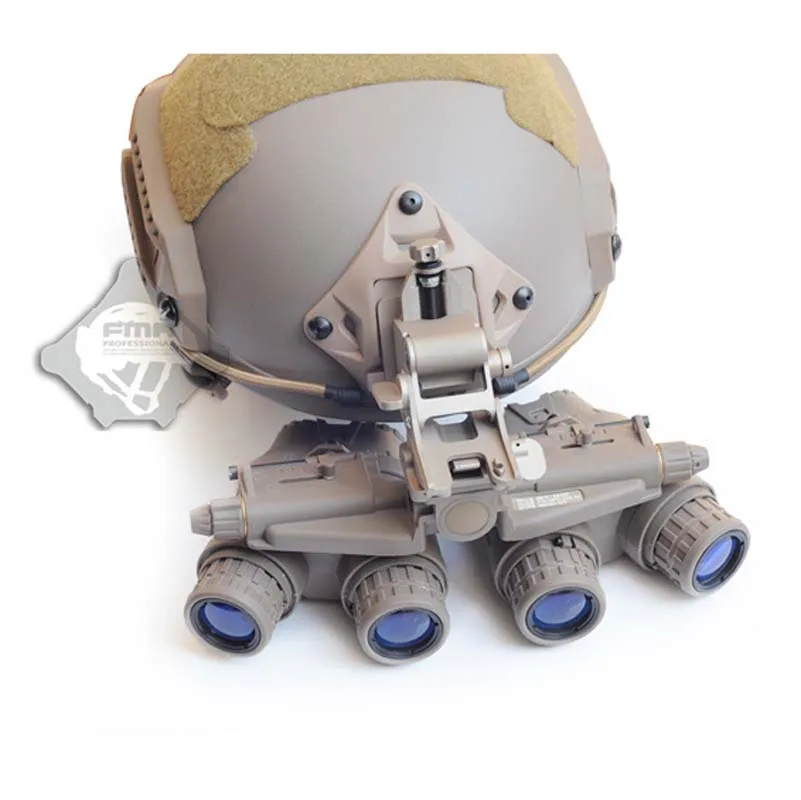 Наружный FMA Тактический Airsoft CNC Alu AKA2 NVG крепление на шлем для PVS/15/18 BK/DE Новый|Шлемы| |