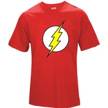 Футболка The BIG BANG Theory, принт вспышки, женские и мужские футболки,, Повседневная футболка, S~ XXL, хлопковая одежда, Прямая поставка