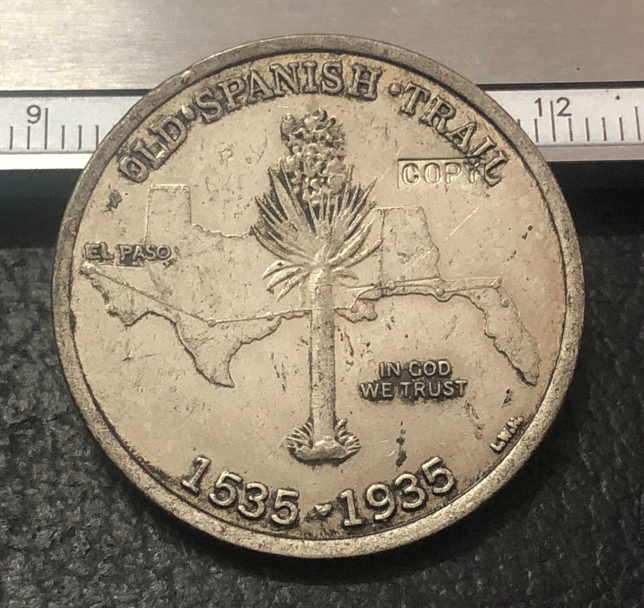1535-1935 Соединенные Штаты 1/2 доллара старый испанский троп